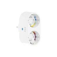 Enchufe inteligente ksix energy duo bxwsp211 blanco