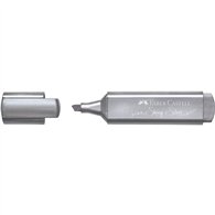 Faber castell textliner 46 caja de marcadores fluorescentes plata metalico