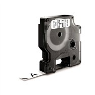 dymo d1 etiquetas durable negro sobre blanco 12mm x 5.5m