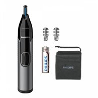 Philips recortador para nariz orejas cejas gris