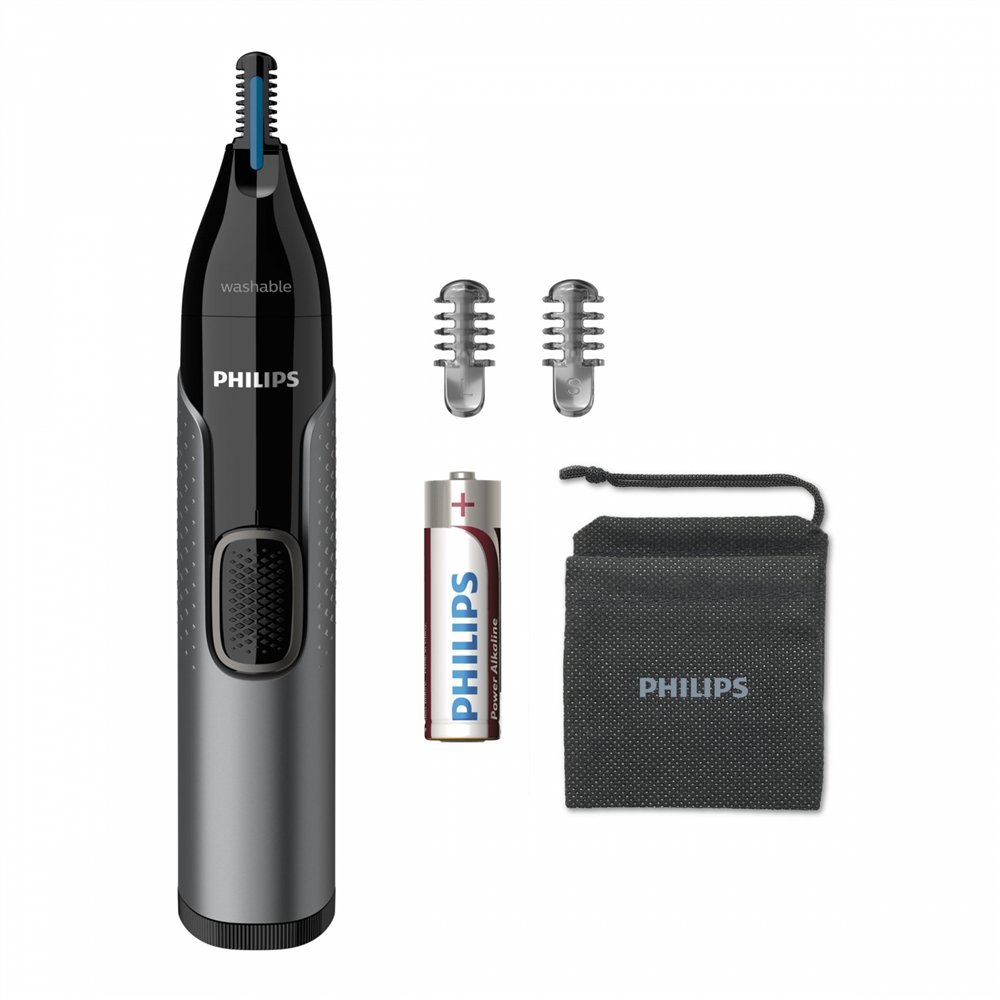 Philips recortador para nariz orejas cejas gris
