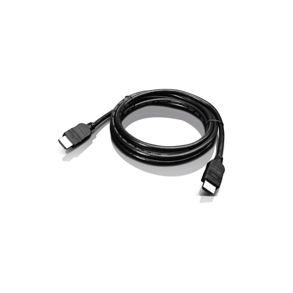 Lenovo cable hdmi tipo-a estandar macho a macho 2m negro