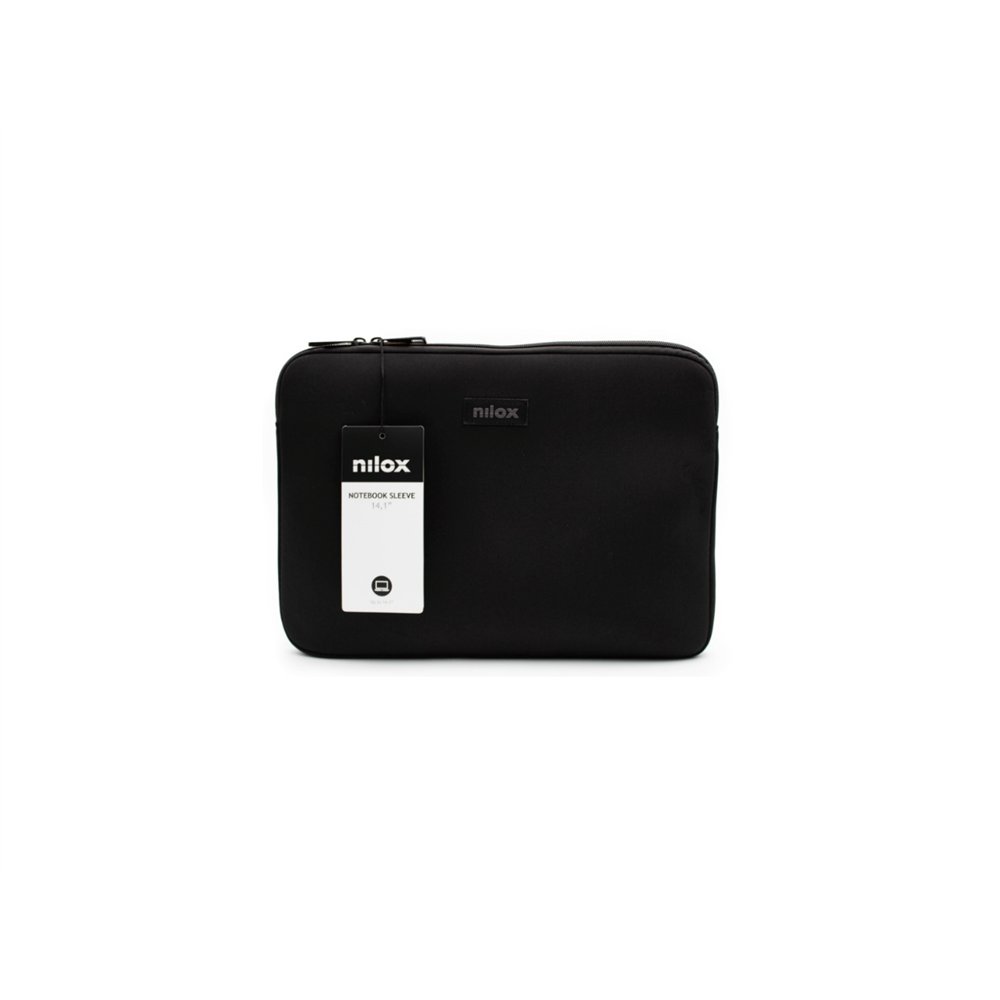 nilox sleeve funda para portatil de 14.1p neopreno negro
