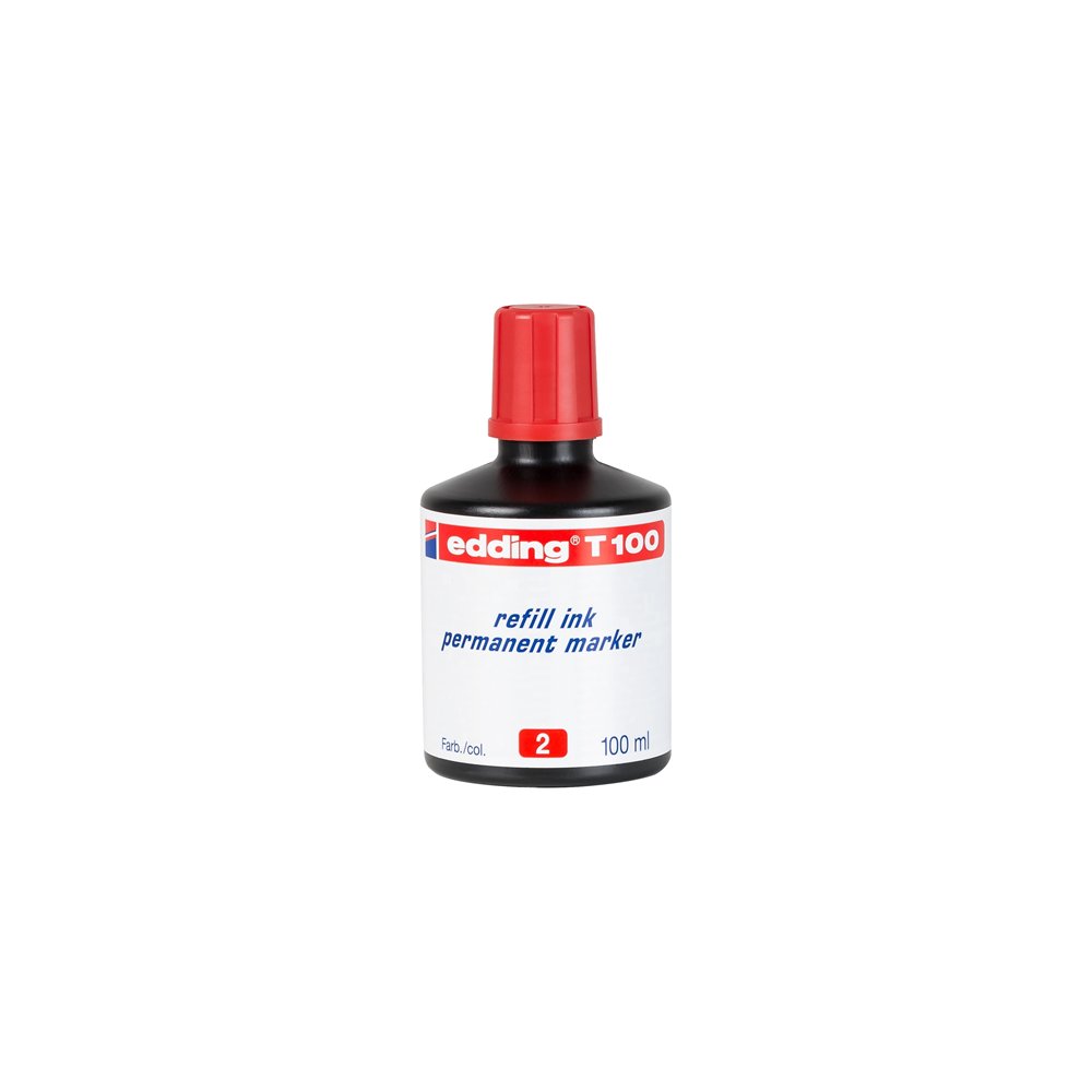 Edding t-100 tinta rotulador original rojo
