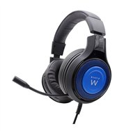 Ewent pl3322 auriculares gaming diadema conector de 3.5mm negro azul