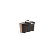 Fellowes maletín clasificador acordeón bankers box (negro)