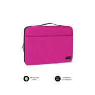 subblim funda ordenador elegant laptop sleeve 14p poliester rosa