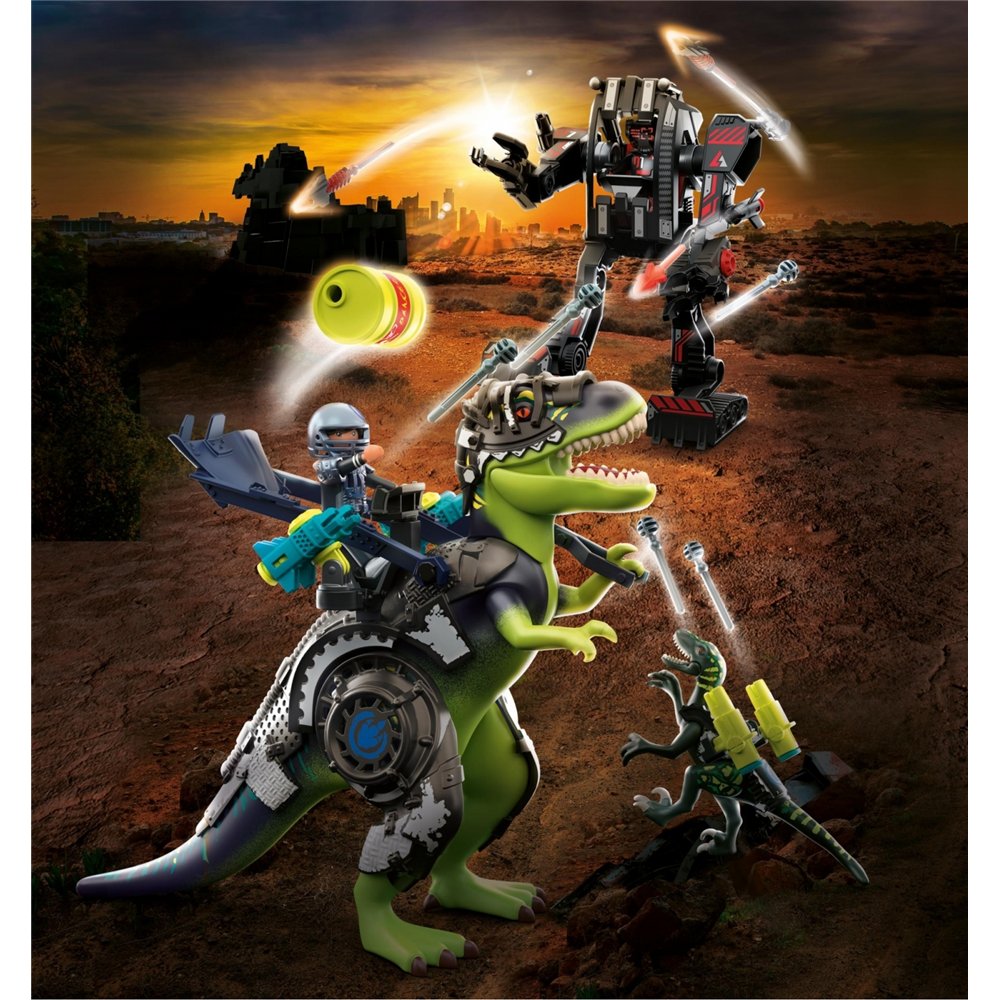 Playmobil t-rex: battle of the giants