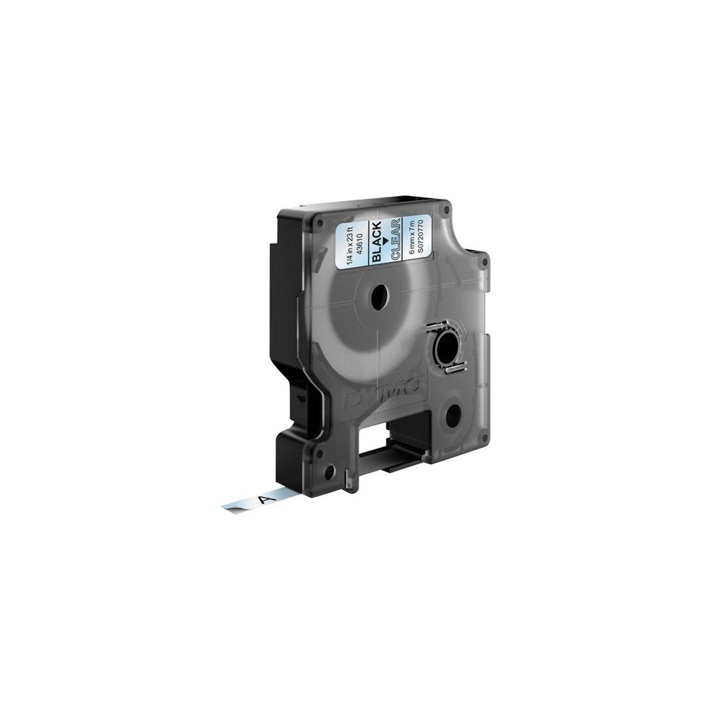 Dymo d1 - etiquetas estã¡ndar - negro en claro - 6mm x 7m
