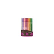 Stabilo pen 68 estuche 20 rotuladores medio multicolor