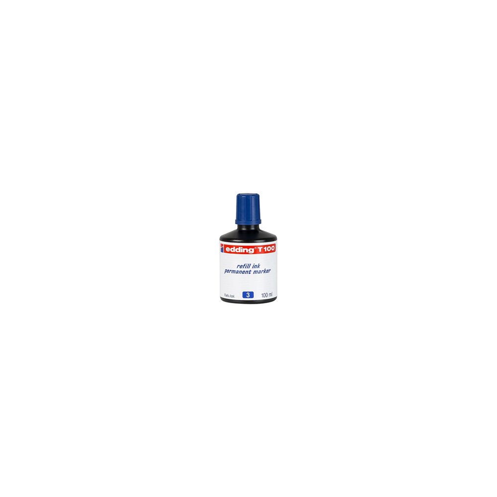Edding t-100 cartucho de tinta 1 pieza original azul