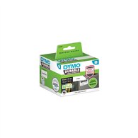 dymo durable blanco etiqueta para impresora autoadhesiva