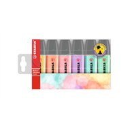 Stabilo boss original pastel marcador 6 pieza(s) multicolor