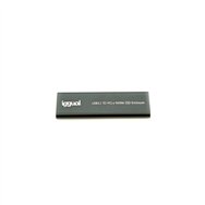 iggual caja externa para ssd usb 3.2 gen 2 m.2 nvme/sata aluminio negro