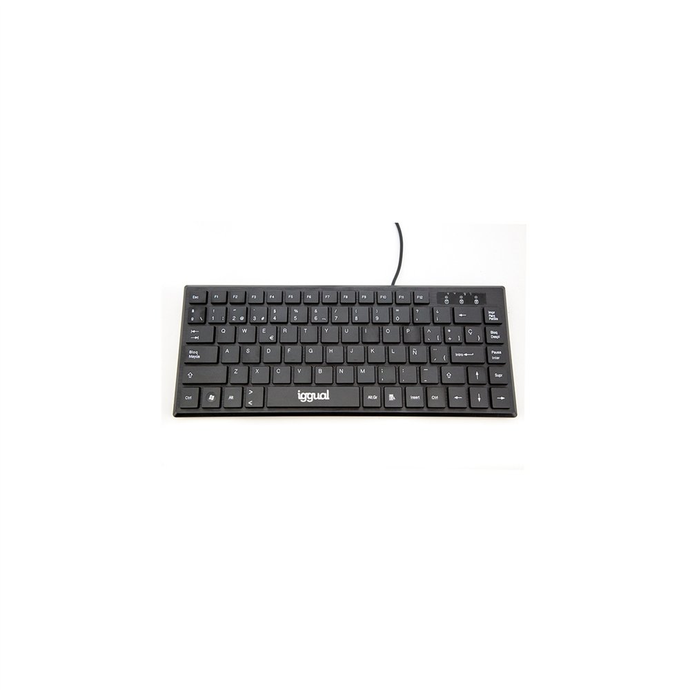 Teclado iggual compacto tkl slim tkl-usb negro