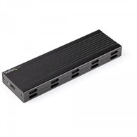 startech.com caja externa usb-c de 10gbps a nvme m.2 or ssd sata m.2 - carcasa de aluminio portátil para ssd ngff m.2 pcie/sata 