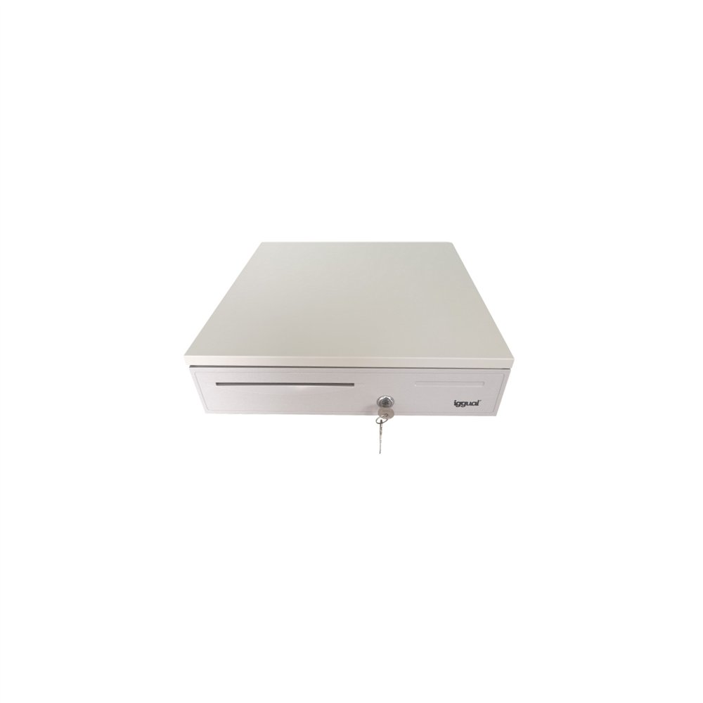 Iggual iron-50w cajon portamonedas 42cm 5+8 blanco