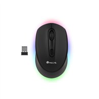 ratón ngs smog-rb ambidextro rf inalámbrica + bluetooth í?ptico 2400 dpi negro
