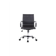 Equip 651002 silla de oficina asiento respaldo acolchado negro