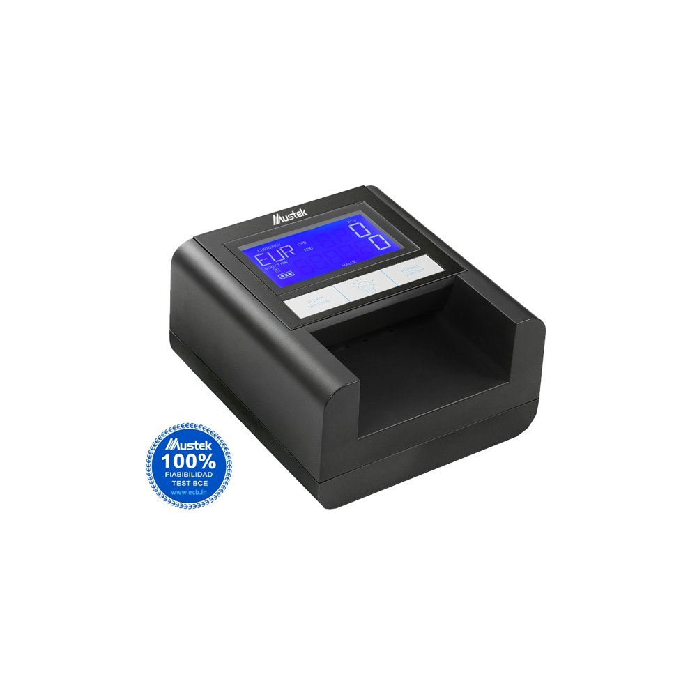 Mustek d9 detector billetes falsos