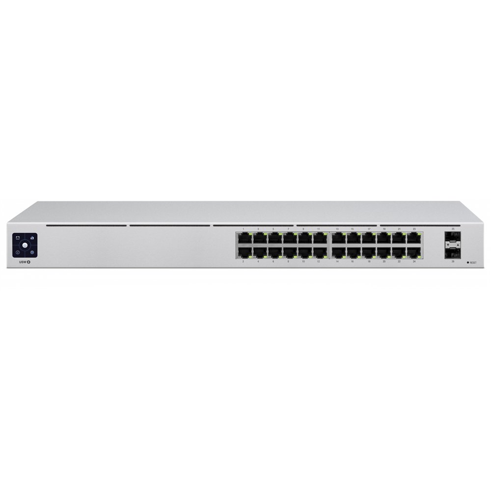 Ubiquiti networks unifi usw-24 switch gestionado l2 gigabit ethernet 10/100/1000 24puertos plata