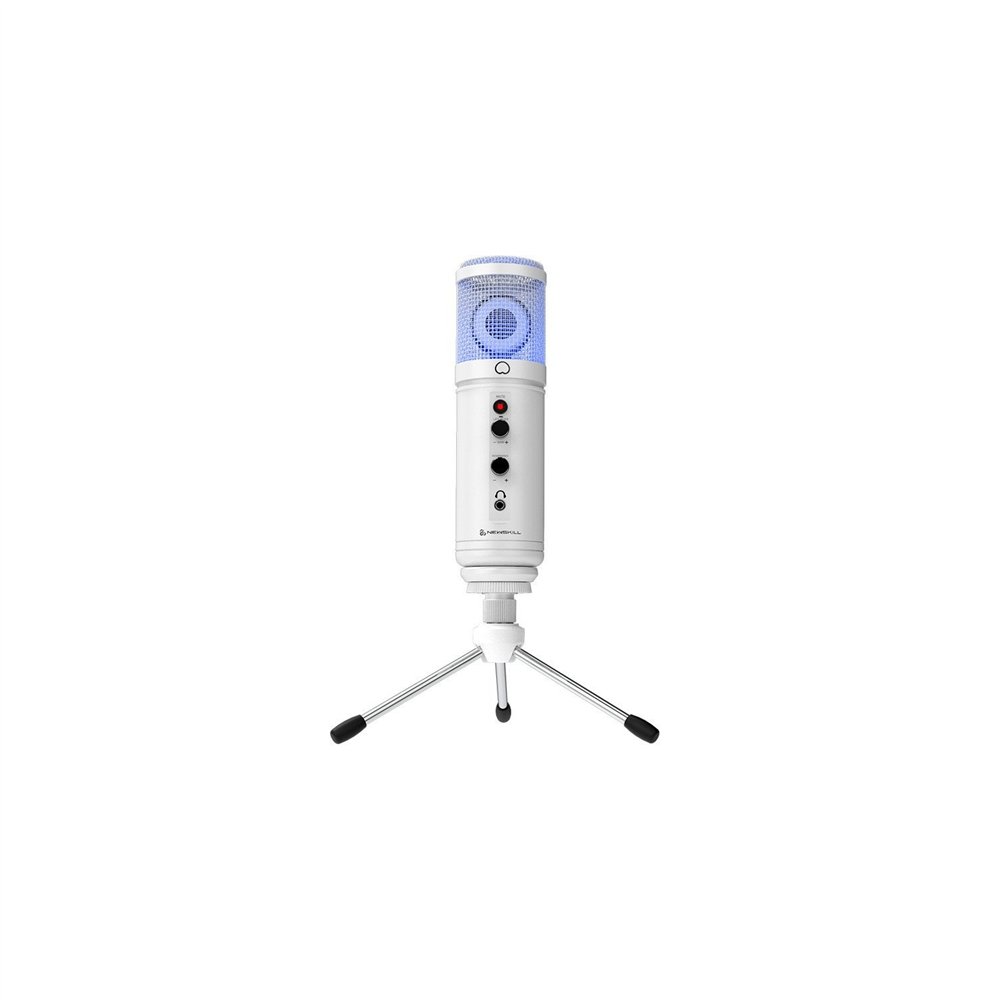 Newskill kaliope ivory micrã³fono gaming profesional rgb