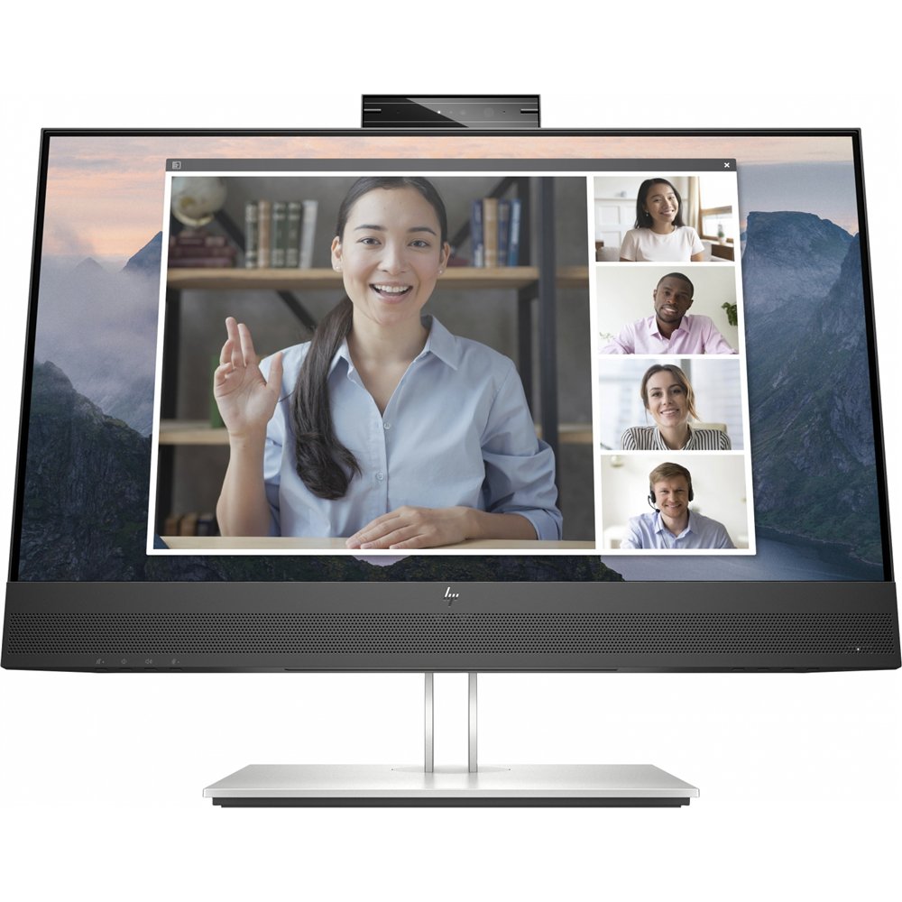 Hp e24mv g4 60,5 cm (23.8") 1920 x 1080 pixeles full hd negro, plata
