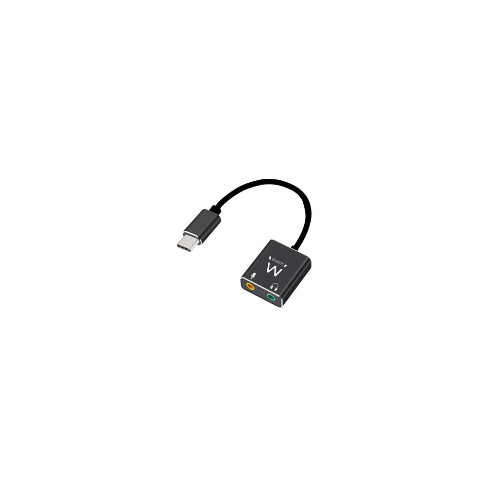 Ewent ec1645 adaptador audio usb a 3.5mm negro