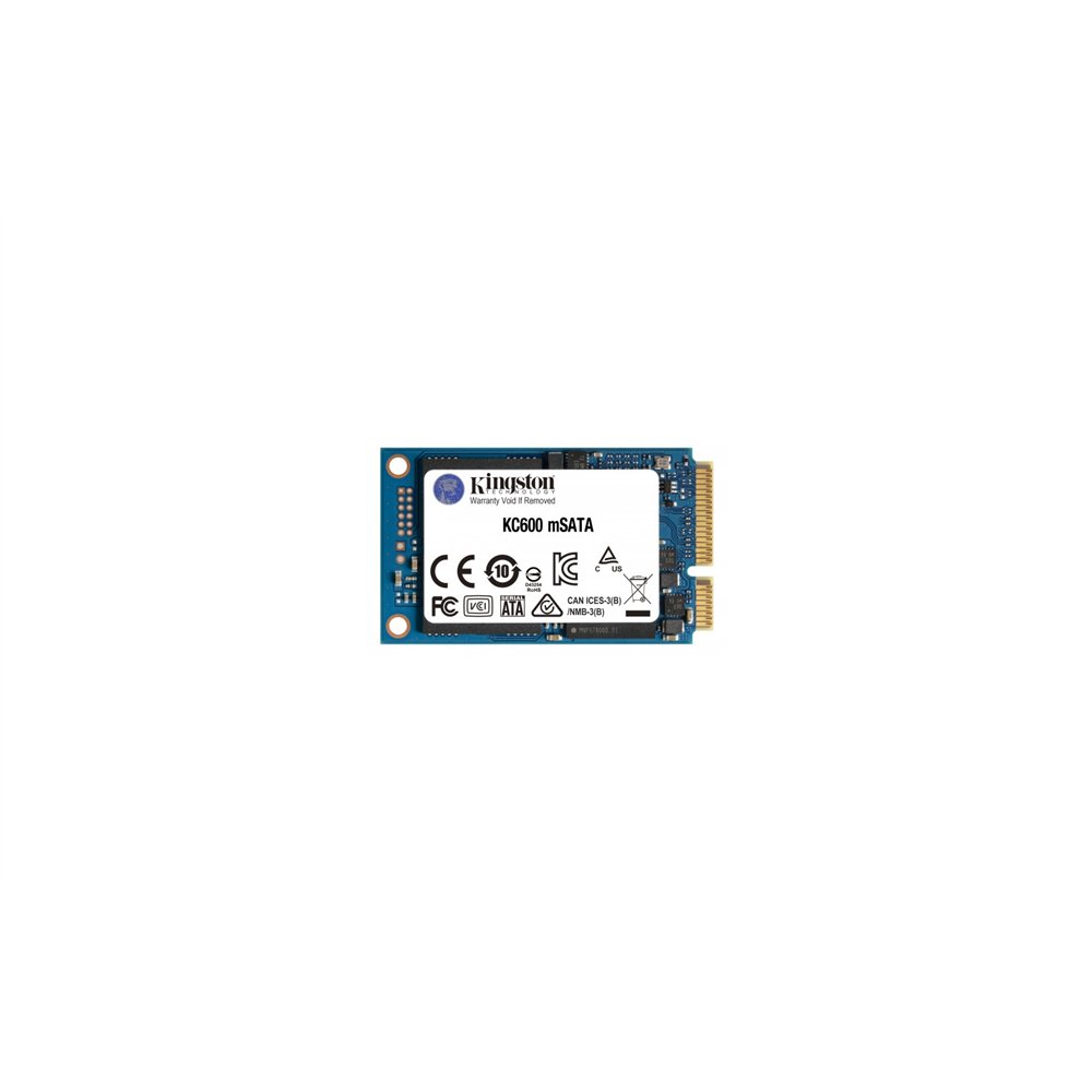 Kingston technology kc600 disco ssd msata 512gb serial ata iii 3d tlc