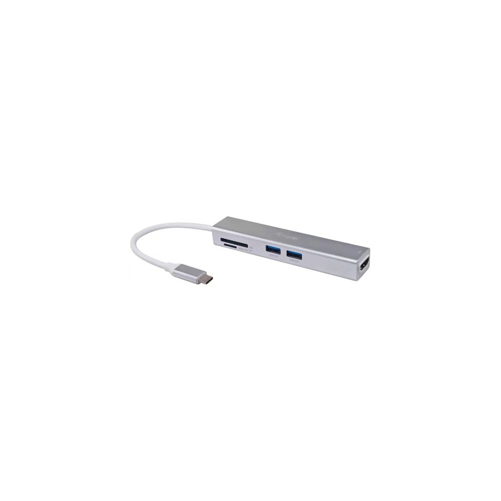 Equip hub de interfaz usb 3.2 gen 1 (3.1 gen 1) type-c 5000 mbit/s plata