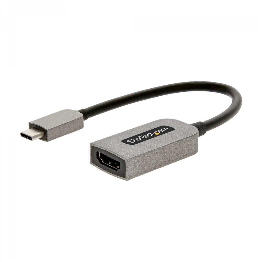 Startech.com adaptador usb c a hdmi de ví­deo 4k 60hz - hdr10 0,13 m gris