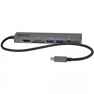 startech.com adaptador multipuertos usb c - docking station usb tipo c a hdmi 2.0 4k 60hz - entrega de alimentación 100w pass-th