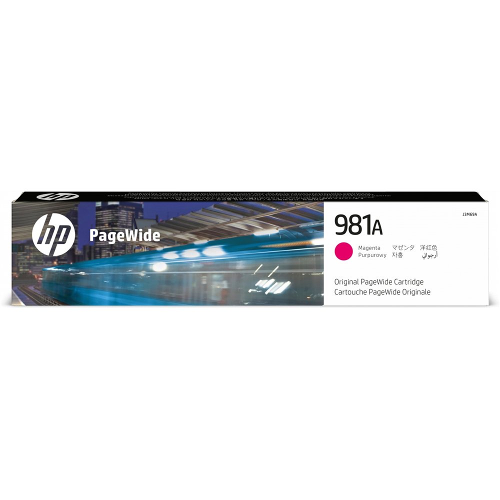Hp cartucho original pagewide 981a magenta