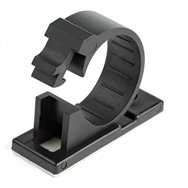 Startech.com organizador de cables clip para cable negro 100 pieza(s)