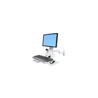 ergotron 200 brazo pared combo series 24p blanco