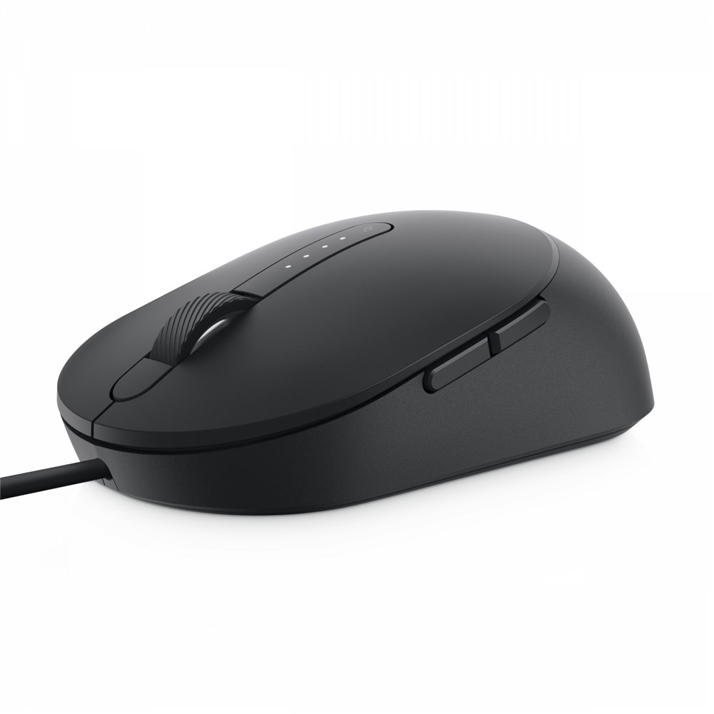 Ratã³n dell ms3220 ambidextro usb tipo a laser 3200 dpi negro