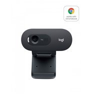 Cámara web logitech c505 hd 1280 x 720 pixeles usb negro