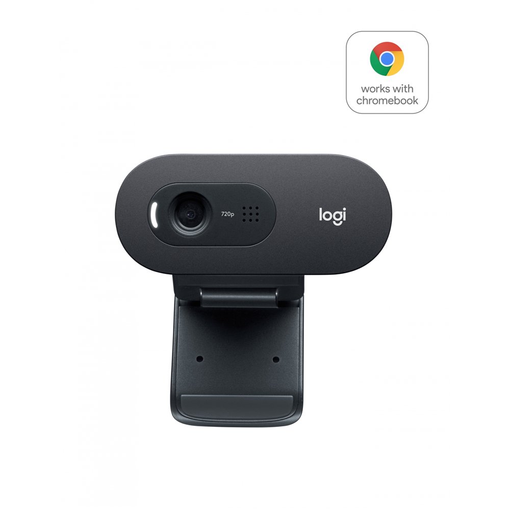 Cámara web logitech c505 hd 1280 x 720 pixeles usb negro