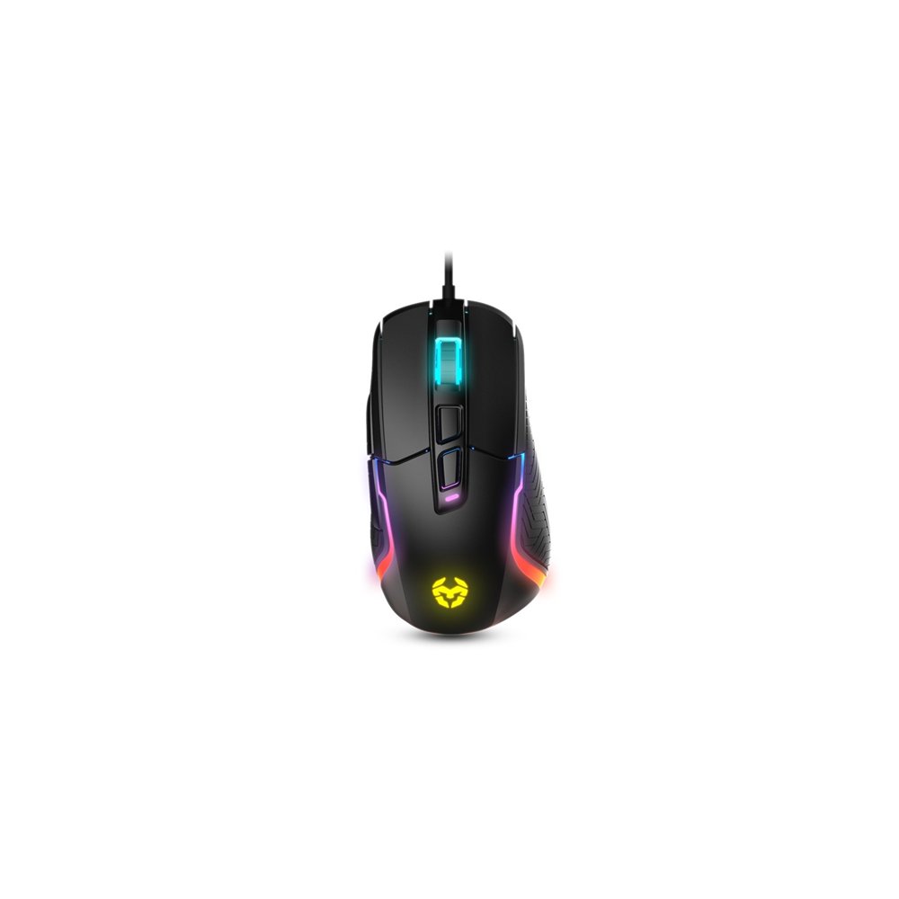 Ratã³n krom kick mano derecha usb tipo a ãâptico 6200 dpi negro