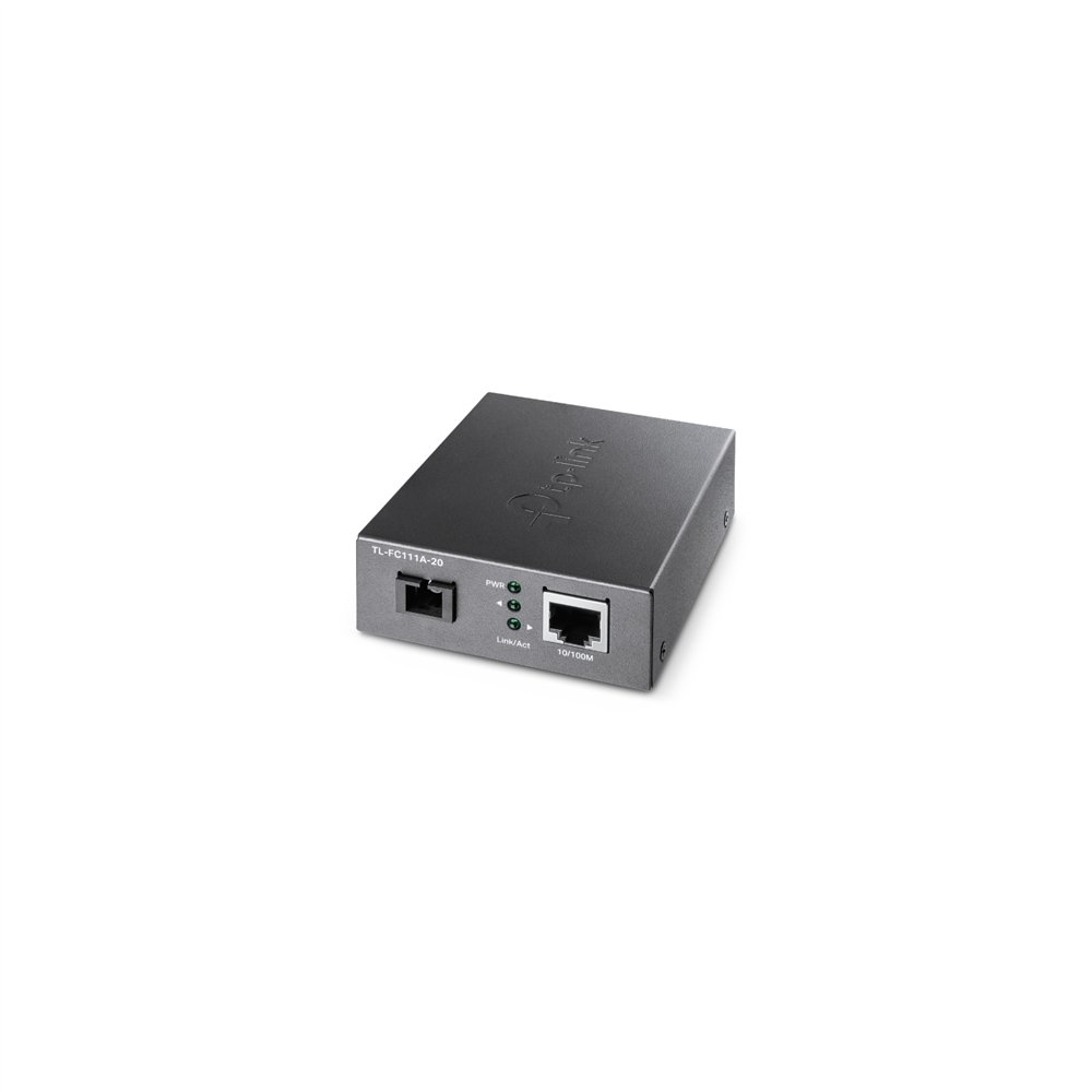 tp-link convertidor de medio 100 mbit/s monomodo negro