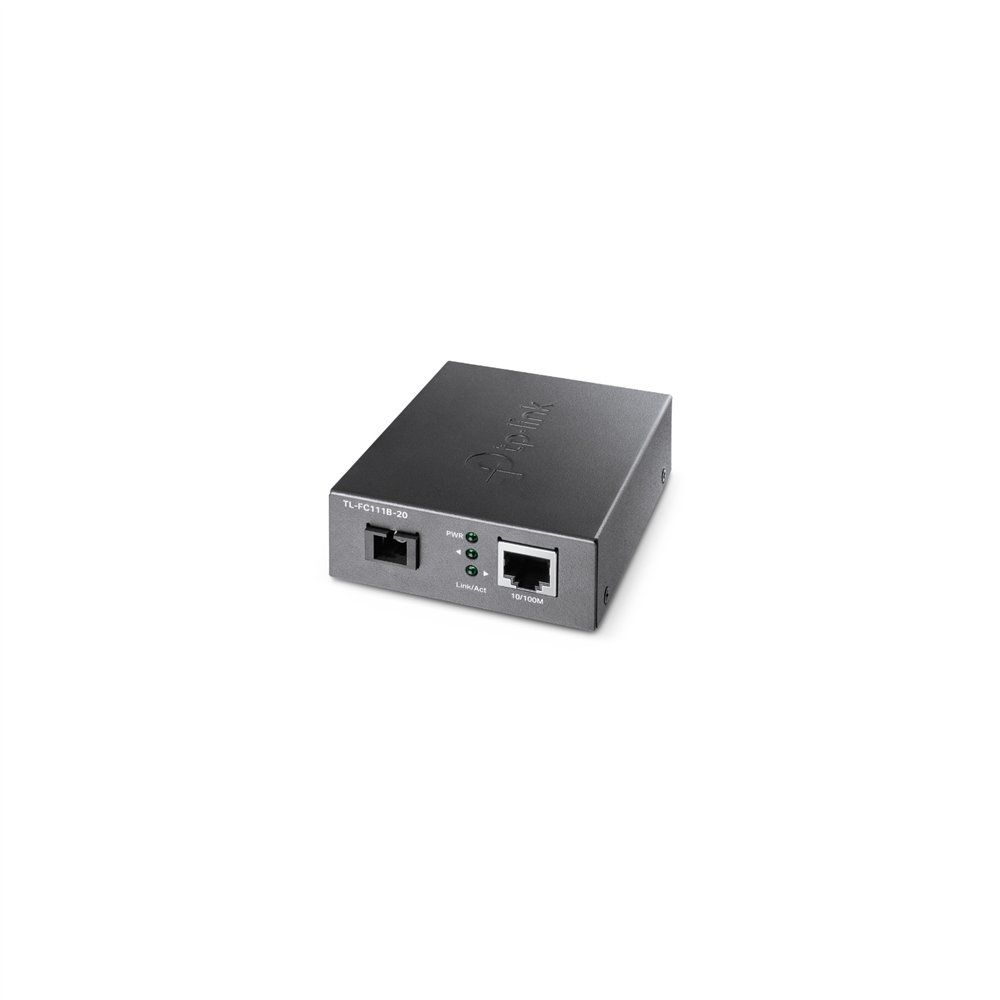 Tp-link convertidor de medio 100 mbit/s monomodo negro