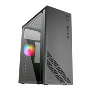 Mars gaming mc100 caja torre gaming atx ventilador 90mm frgb convect-cool negro