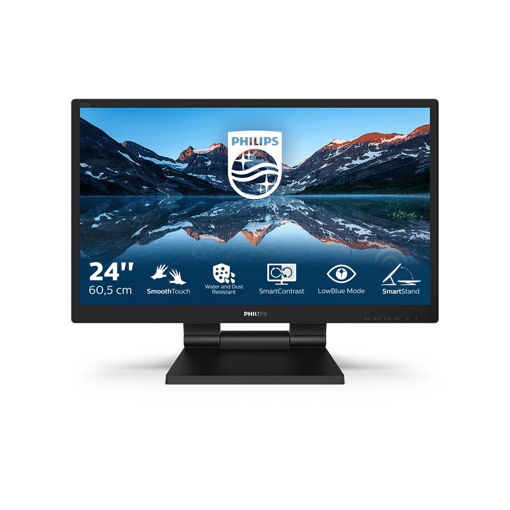 Monitor philips con smoothtouch 1920 x 1080 pixeles full hd 23.8p negro