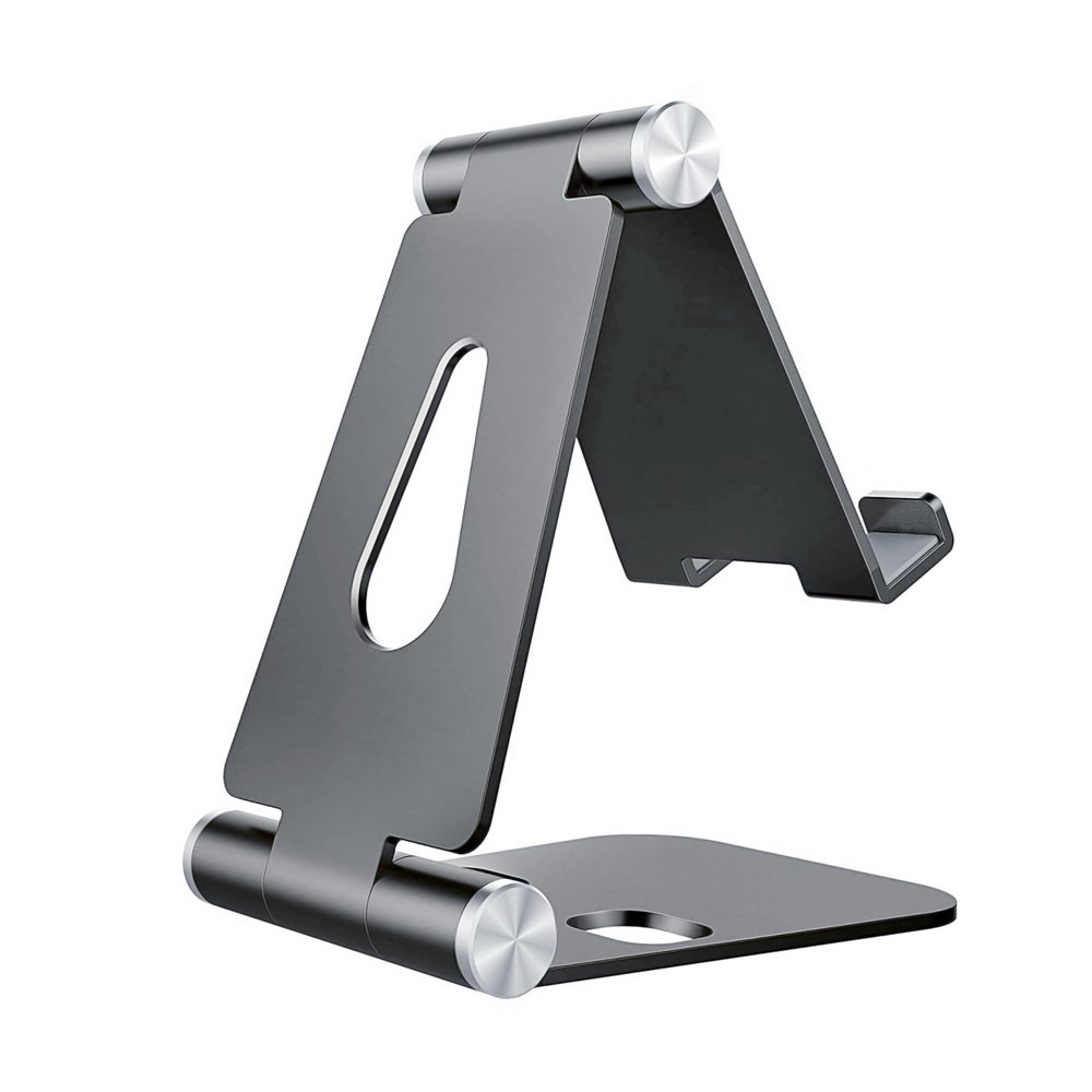 Aisens soporte de sobremesa tamaã±o m ajustable (2 pivotes) para movil / tablet, gris