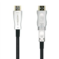 Aisens cable hdmi tipo-a estandar macho a hdmi tipo-d micro v2.0 aoc desmontable premium alta velocidad negro