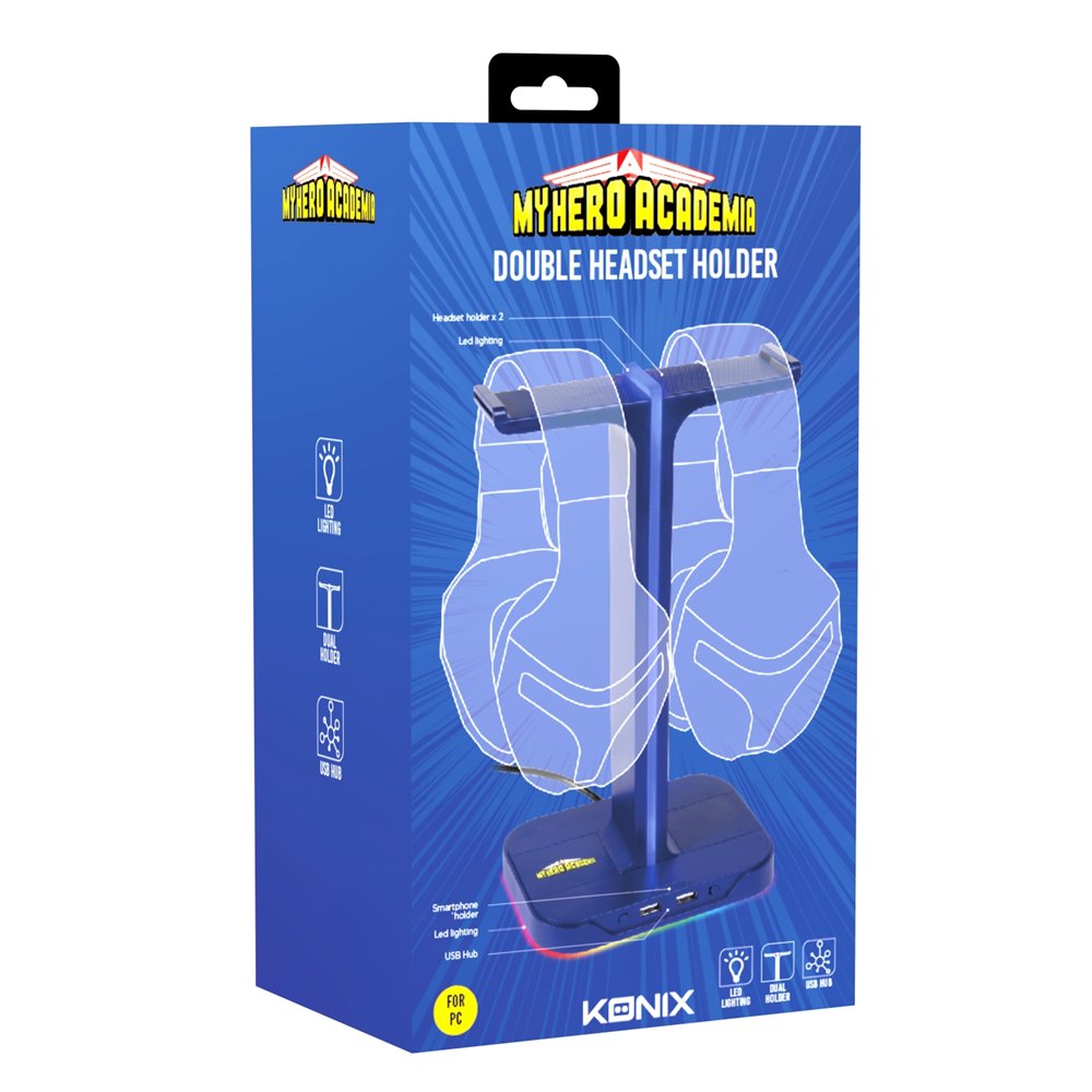 My hero academia soporte auriculares