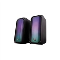 Altavoces coolbox r205 2.0 rgb negro + mando
