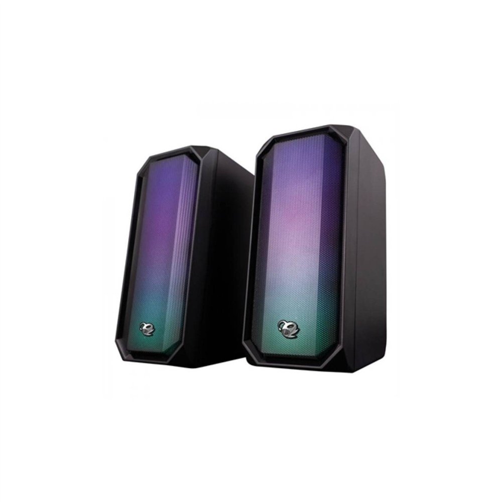 Altavoces coolbox r205 2.0 rgb negro + mando