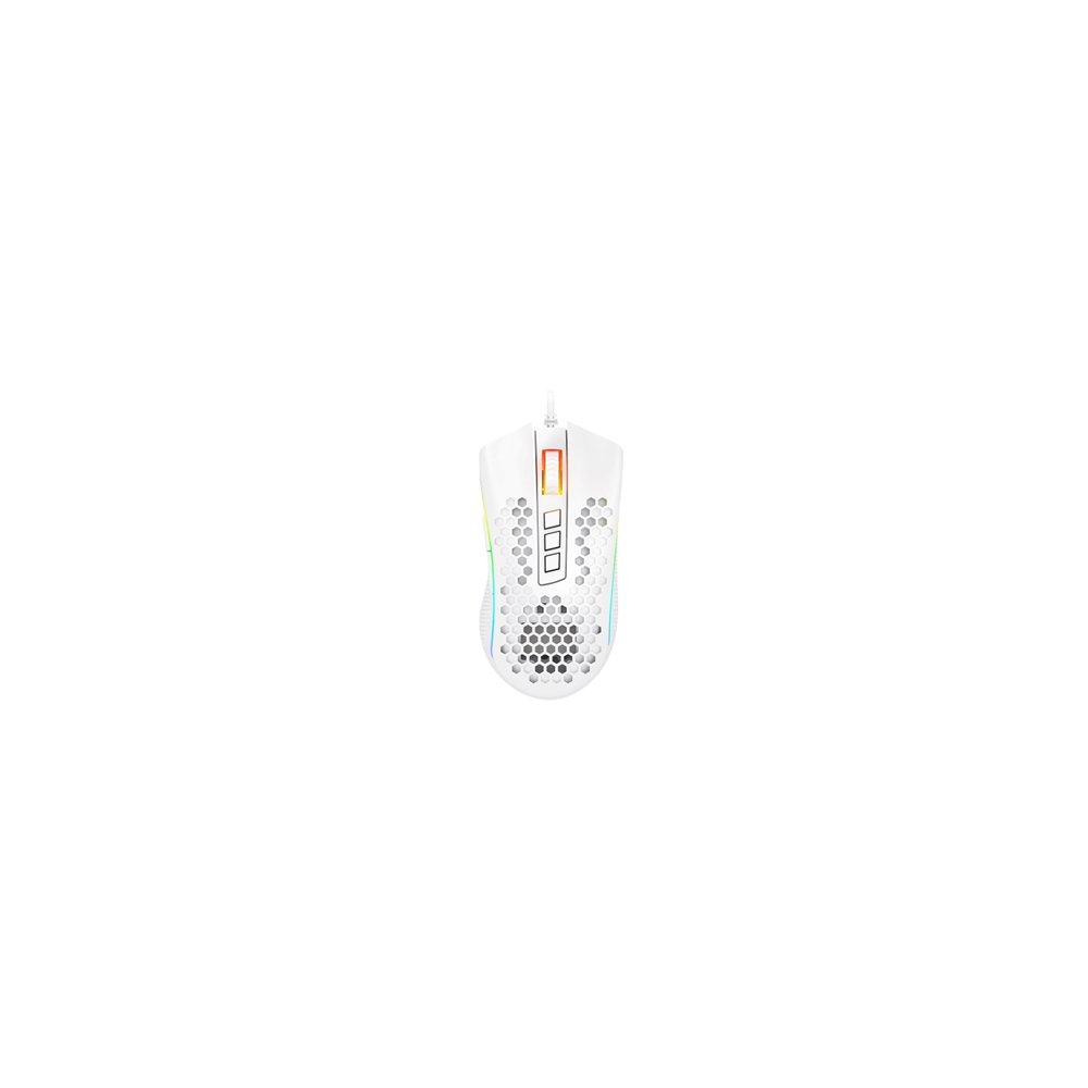 redragon - storm ratón gaming rgb blanco