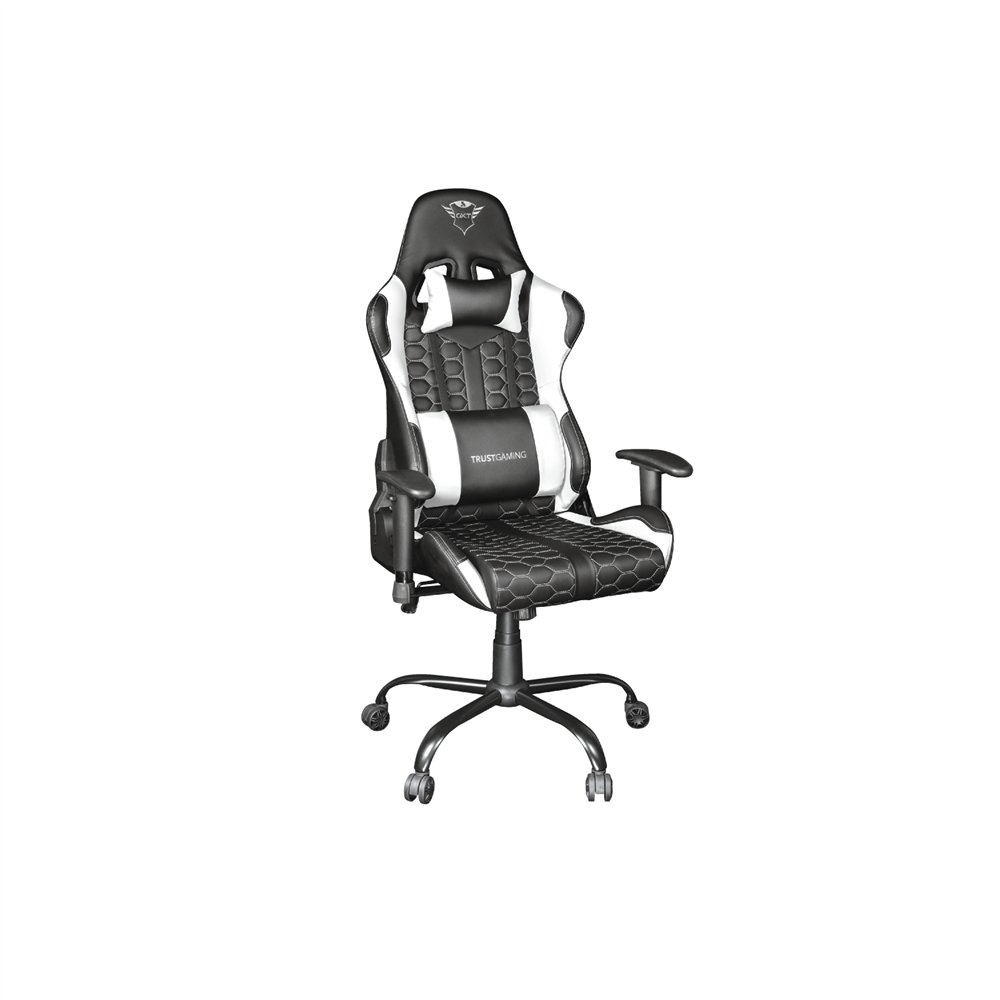 Trust gxt silla para videojuegos universal negro, blanco